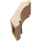Ekena Millwork 5-inch W x 10-inch D x 10-inch H Olympic Rough Cedar Woodgrain TimberThane Knee Brace, Primed BRCUR05X10X10OLYRCPR - alternate 5